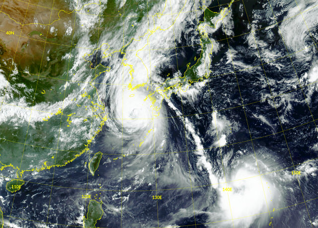 韓半島貫通予想の台風１０号 日本の近くの海上を北上中 猛烈な台風 に発達 韓国の社会 文化ニュース 韓国旅行 コネスト