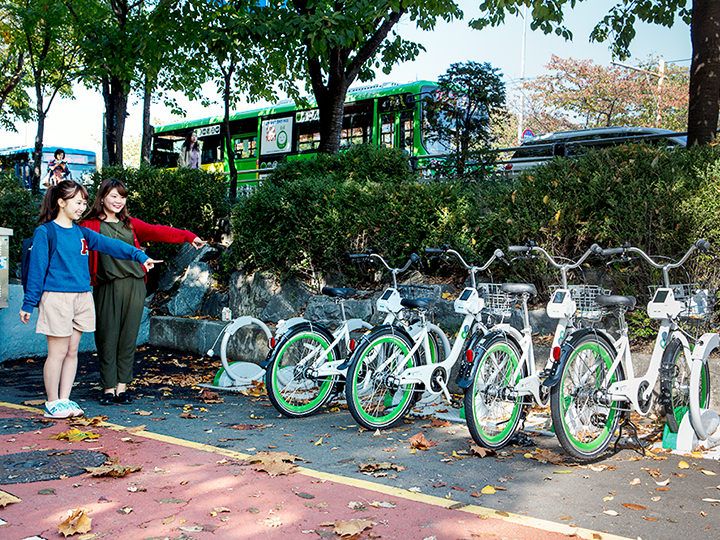 レンタサイクル(ソウル自転車「タルンイ」) | 韓国の交通｜韓国旅行