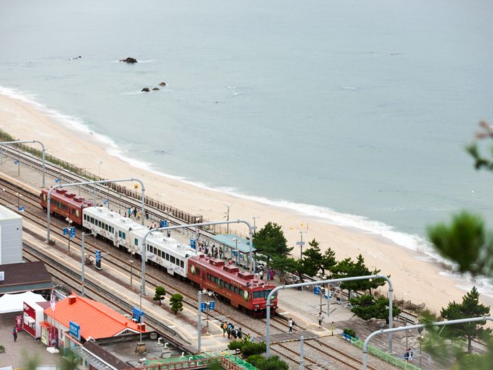 江原道 海列車 パダヨルチャ 江陵 江原道 の観光スポット 韓国旅行 コネスト