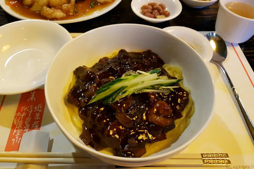 三鮮ジャージャー麺 7 000ウォン 今日 なに食べる 2017 01 20 韓国旅行 コネスト